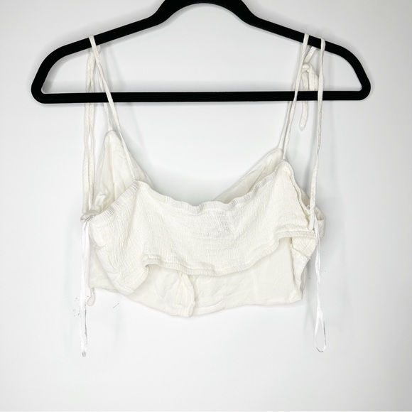 Princess Polly Sadie White Button-Up Women's Top - Picture 3 of 5